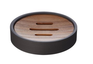 Ridder Samostoječa Okrogla Posodica za Milo ROLLER, Bež-Bambus Design