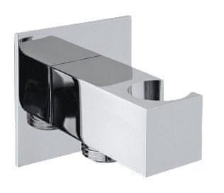 SAPHO Elegantna kromirana držala za tuš 50x50 mm s stenskim pritrdilom
