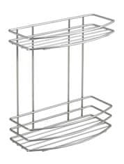 AQUALINE AQUALINE CHROM LINE Dvojna Kromirana Žična Polica za Kopalnico