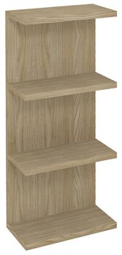 SAPHO RIWA Stenska Polica 30x70x15 cm, Srebrni Hrast