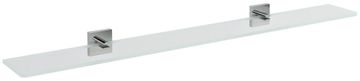 SAPHO X-SQUARE Stenska Polica 1000mm, Kromirano/Čisto Steklo
