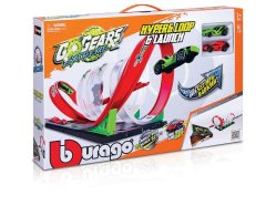 BBurago - GoGEARS EXTREME, komplet za zanko - Hyper6 zanka in proga za izstrelitev z dvema avtomobiloma