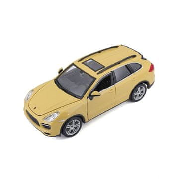 BBurago - Avtomobili HOBBY, Porsche Cayenne Turbo, rumena, 1:24