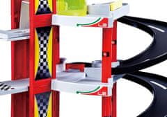 BBurago - FERRARI RACE+PLAY, Garaža z dirkališčem + avtomobil, 1:43