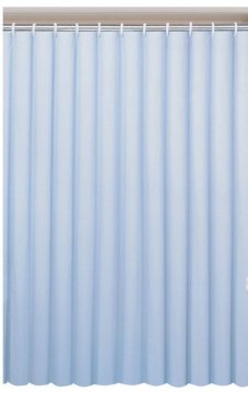 AQUALINE Modri Vinilni Kopalniški Zaves AQUALINE 180x200cm