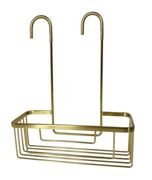 Gedy Zlata Mat SMART Polica za Prho - Elegantna Viseča Rešitev 300x375x120 mm