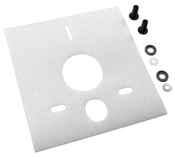 Haas Zvokotesna podloga za wc školjko - SAPHO, dimenzije 55x38 cm, brez baterijske odprtine