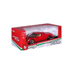 BBurago - RACE+PLAY, Ferrari 296 GTB, rdeč, 1:18