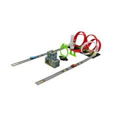 BBurago - GoGEARS EXTREME, komplet zanke - Dvojna proga Vortex z dvema vagonoma