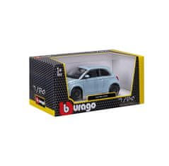 Bburago - Avtomobili HOBBY, Fiat 500e (2023), modra, 1:24