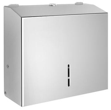 SAPHO Razkošni Dispenser za Papirnate Brisače iz Nerjavečega Jekla - Lesk Finish