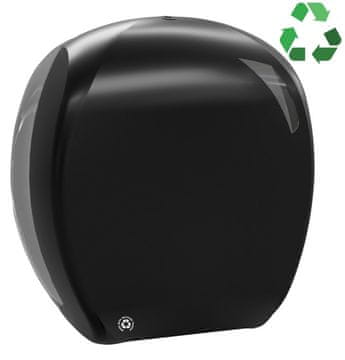 SAPHO Črni Mat Držalo za WC Papir SKIN, Ø 24cm, ABS Material