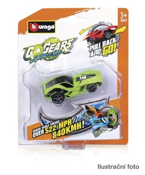 BBurago - GoGEARS EXTREME, komplet zanke - avtomobili, blister, asorti