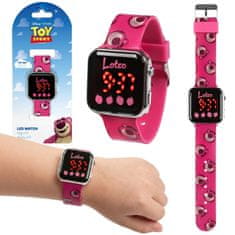Disney DISNEY Toy Story Lotso Roza digitalna ura, LED zapestna ura za dekleta
