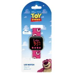 Disney DISNEY Toy Story Lotso Roza digitalna ura, LED zapestna ura za dekleta