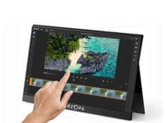 Arzopa A1T prenosni monitor 40cm (15,6), FHD, IPS, 60Hz, mHDMI, USB-C, zvočniki, na dotik (A1T-BLACK)