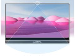 Arzopa A1T prenosni monitor 40cm (15,6), FHD, IPS, 60Hz, mHDMI, USB-C, zvočniki, na dotik (A1T-BLACK)