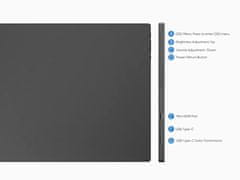 Arzopa A1T prenosni monitor 40cm (15,6), FHD, IPS, 60Hz, mHDMI, USB-C, zvočniki, na dotik (A1T-BLACK)