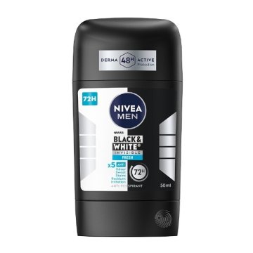 Nivea Trdni antiperspirant Black & White Invisible Fresh 50 ml