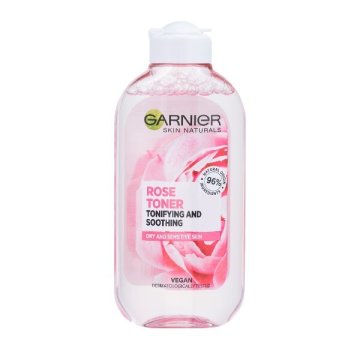 Garnier Voda za obraz za suho in občutljivo kožo Rose Toner (tonizirajoča in pomirjujoča voda) 200 ml