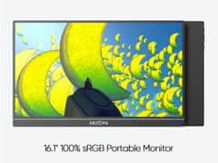 Arzopa Z1C prenosni monitor 41cm (16,1), FHD, IPS, 60Hz, mHDMI, USB-C, zvočniki (Z1C-BLACK)