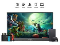 Arzopa Z1C prenosni monitor 41cm (16,1), FHD, IPS, 60Hz, mHDMI, USB-C, zvočniki (Z1C-BLACK)