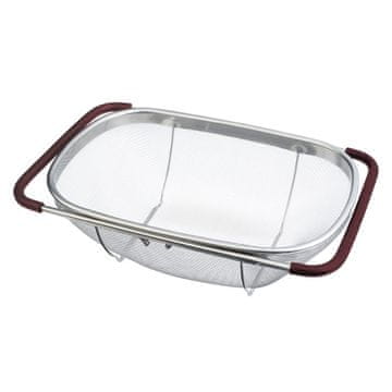 Cedilo za umivalnik z izvlečnimi ročaji za umivalnik iz nerjavečega jekla Leonardo Collection BH-8824