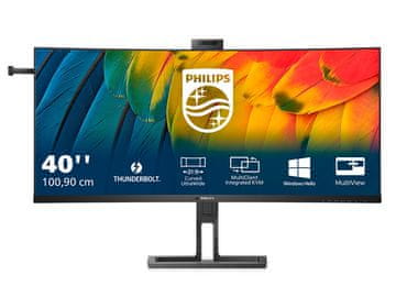 Philips 40B1U6903CH 40" Thunderbolt 4 IPS UltraWide 5K2K 75Hz USB-C KVM poslovni monitor s kamero