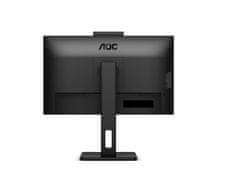 AOC Q27P3CW 27" IPS QHD 75Hz USB-C ergonomski poslovni monitor s spletno kamero