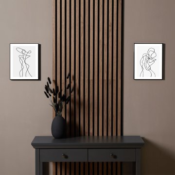 Homestyle4U Stenska plošča, 60x120x2,5 cm, rjava