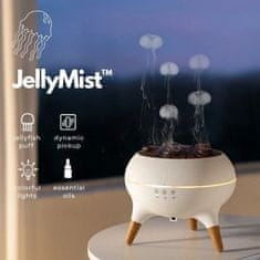 Smania JellyMist ultrazvočni vlažilnik zraka in difuzor z LED osvetlitvijo, aroma difuzor z učinkom meduze, vlažilnik s 7 barvami in daljincem