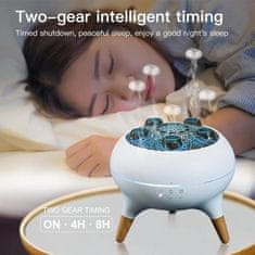 Smania JellyMist ultrazvočni vlažilnik zraka in difuzor z LED osvetlitvijo, aroma difuzor z učinkom meduze, vlažilnik s 7 barvami in daljincem