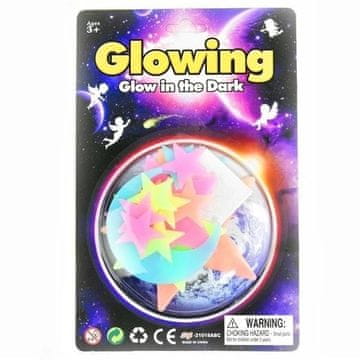 shumee Zvezde in lune žarijo v temi