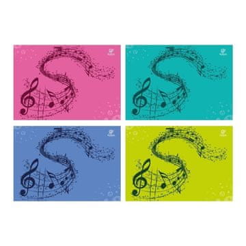 shumee Zvezek A5/16K Glasbeni piziom line (5 kosov)