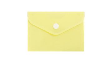 shumee Mapa za kuverte A7 PP, pastelno rumena