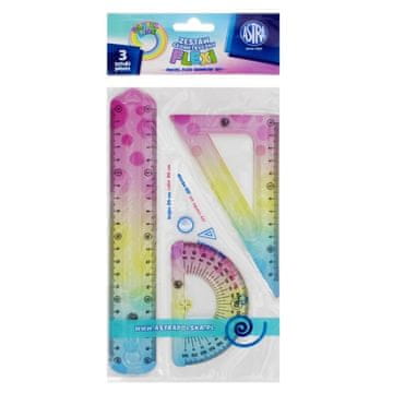 shumee Geometrijski pastelni set Flexi 3 kosi ASTRA
