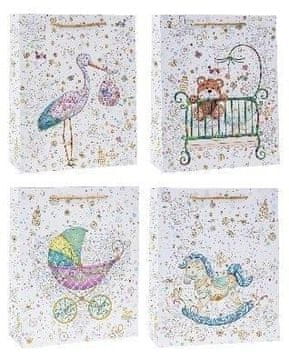 shumee Okrasna vrečka 18x23x8cm ROZETTE mix