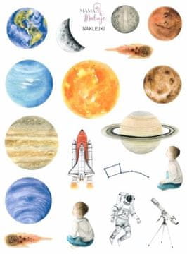 shumee Vesoljske nalepke