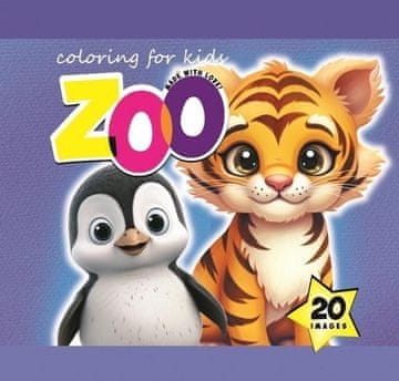 shumee Pobarvanka 140x140 Zoo modra 20 slik