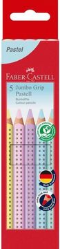 shumee Pastelne barvice Jumbo Grip 5 barv FABER CASTELL