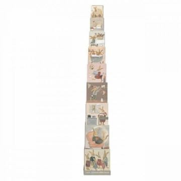 shumee Kartonska piramida zajčje družine