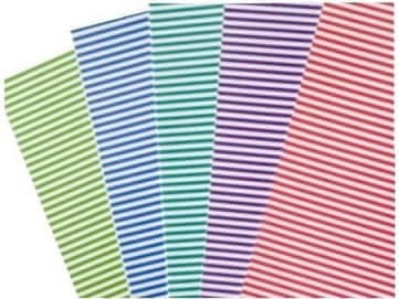 shumee Dvostranski karton s pepito v obliki črke 300 g 24 x 34 cm 5 listov MIX