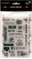 shumee Kreativni žigi z ikoničnimi angleškimi napisi