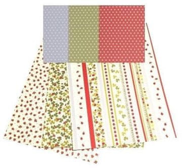 shumee Dvostranski karton 300g 24x34cm 3 listi MIX