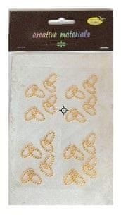 shumee Akrilni poročni prstani 16 kosov zlati