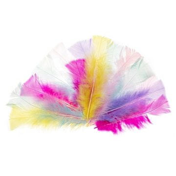 shumee Rezano pastelno puranje perje 10-15 cm