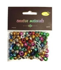 shumee Kovinske perle 6mm 36g 150kos MIX