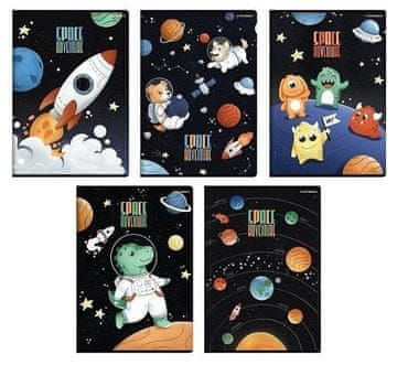 shumee Zvezek A5/32K z mrežo Space (10 kosov TOP2000)