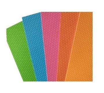 shumee Dvostranske kartonske pikice 300g 24x34cm 5 listov MIX