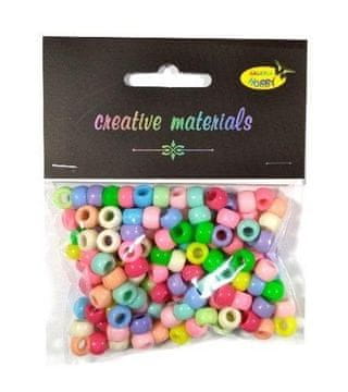 shumee Pastelne perlice 6 mm 35 g približno 150 kosov